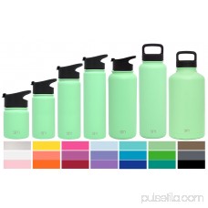 Simple Modern Summit Water Bottle + Extra Lid - Wide Mouth Vacuum Insulated - 8 Sizes, 25+ Colors 567920606